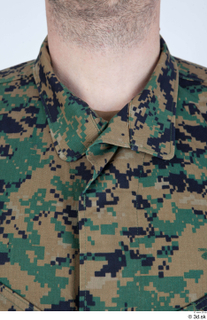 Photos Army Man in Camouflage uniform 8 Camouflage neck pattern…